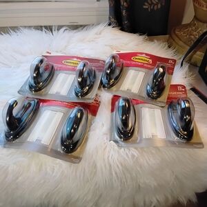 3M Command Large Metallic Hooks - Silver